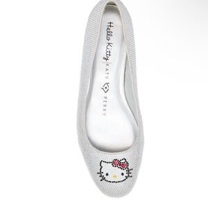 Katy Perry Collections Silver Hello Kitty Flats